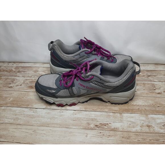 New Balance 410 v4 Womens Size 8.5 Running Trail Shoes Purple Gray WT410GP4 - Picture 6 of 11